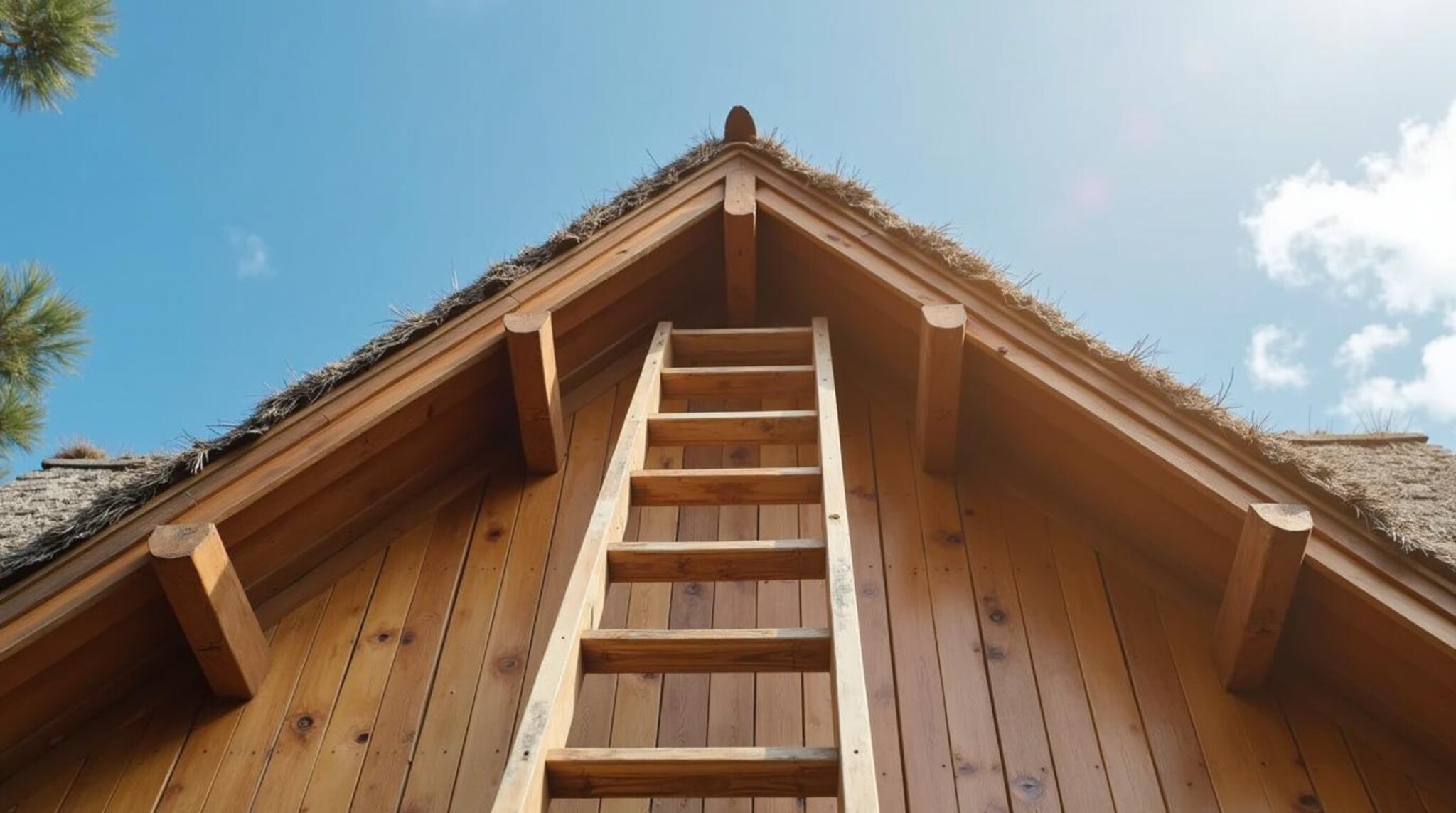 Échelle de toit en bois sécuriser efficacement vos travaux en hauteur 2025